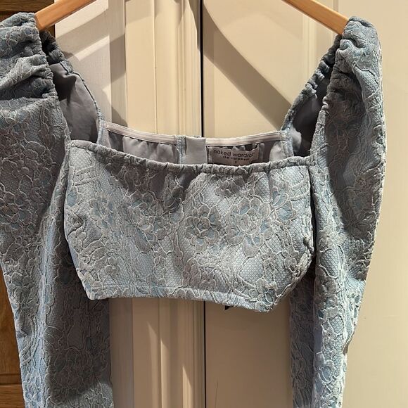 NWT naked wardrobe the statement lace crop top small - Picture 4 of 8